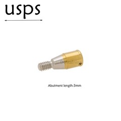 US Hiossen overdenture locator abutment Regular 3.7mm Fits 3/4/5.0mm