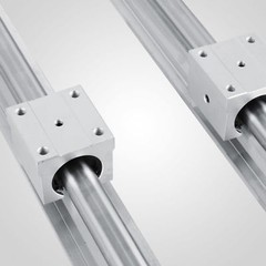 SBR12 1500MM Supported Linear Rail Shaft Rod With 4 PCS SBR12UU NEW Arrival