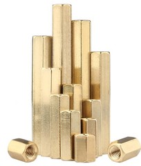 Brass Hex Standoffs Female-Female M3 M4 4-60mm PCB Isolation Motherboard Spacers
