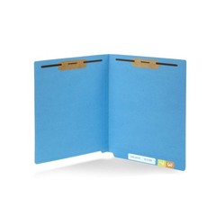 Blue Summit Supplies 50 Blue End Tab Fastener File Folders – Re… USA FAST SHIP