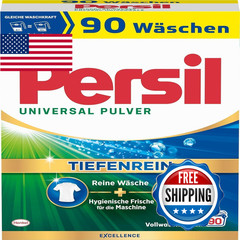 Persil Universal Detergent Powder 90 Loads 11.9 Lbs 5.4 Kg – All-In-One