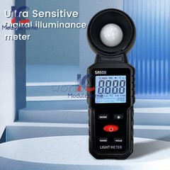 S8608 LCD Light Meter Digital Illuminance Meter Luxmeter Photometer 200000Lux