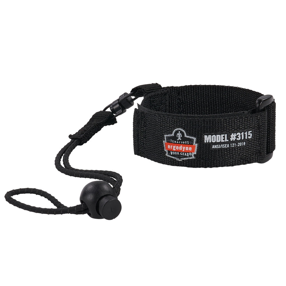 3115 L/Xl Black Tool Lanyard – Wrist – Adjustable – 19052