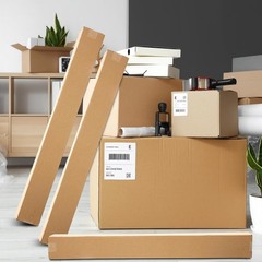 30 Pcs 6L x 6W x 48H Inch Golf Club Shipping Boxes Tall Corrugated Boxes Card…