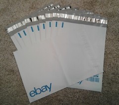 Poly mailers, 10 X 12 1/2 self seal, Qty 10