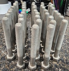 10 LBS 1/2″-13 x 4″ Grade 8 Steel Hex Cap Screw Hardened Medium-Carbon Alloy