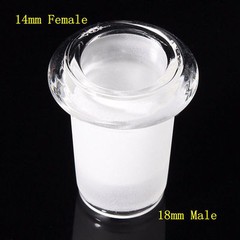 NEW| 18mm Male to 14mm Female Glass Adapter |FAST FREE SHIPPING| Reducing Joint