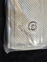 ChappyWrap 5800-17 60″ x 80″ Harborview Herringbone Light Grey Blanket