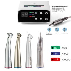 Dental Brushless Electric Motor 1:5/1:4.2 /1:1 Straight Contra Angle Fit NSK SA