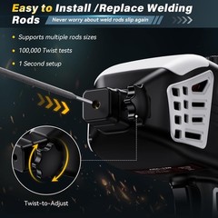 Saker Portable Electric Welding Machine,110V Portable Welder Handheld with IG