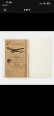 NEW TRAVELER’S FACTORY × Pan Am collaboration Spiral Ring Notebook A5 Slim ivory