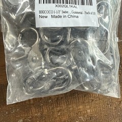 10 Pack 1-1/2” Swivel Trigger Snap Hook Lobster Claw Clasp Spring Loaded