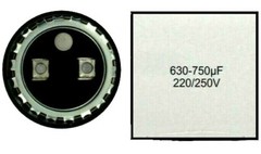 630-750 uF MFD 220-250V 250 VAC High Quality Motor Start Capacitor Round HVAC