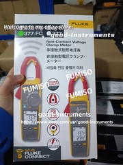 NEW Fluke 377 FC Non-Contact Voltage True-rms AC/DC Clamp Meter with iFlex;-/go