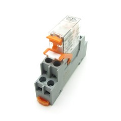 DC12V 24V AC220V Coil Power Relay 8A DPDT 2NO+2NC 8 Pins+ Anti-loose Lock Socket