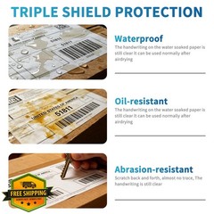 9527 Product Labels White 500 per Stack