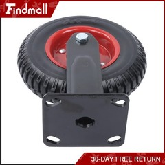 Findmall Fixed Plate 8″ Caster Wheels PU Load-Bearing Capacity 518 Pounds