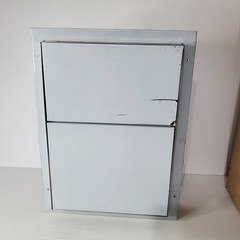 ASI 10-0472 Partition Mounted Dual Access Sanitary Napkin Disposal Stainless