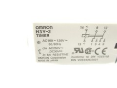 OMRON H3Y-2 0-0.5S 100-120VAC NSNP