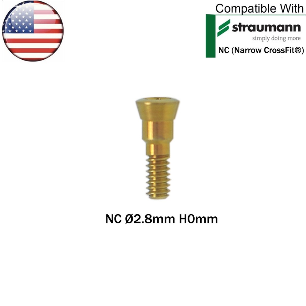 US Dental Healing Closure Cover Screws NC RC H 0/0.5mm Fits Straumann ITI Bone