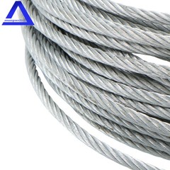 1/4″×100 FT,7×19 Galvanized Cable 1400LBS Working Load Limit for Fencing,Pulley