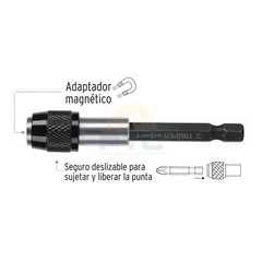 Expert PUDE-90125 125mm magnetic adapter for bits