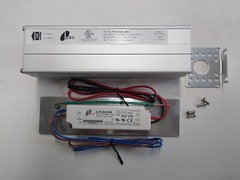 3ea. Jesco LED 3 in. Puck Lights 3000k SURFACE MOUNT & Jesco DL-PS-20/24 Driver