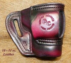Gary C’s Avenger “XH” OWB Left Hand HOLSTER Sig Sauer P229 Heavy Leather