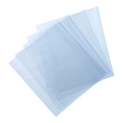 100 Pcs 12″x8″ Shrink Wrap Bags Blue Clear Heat Shrink Wrap