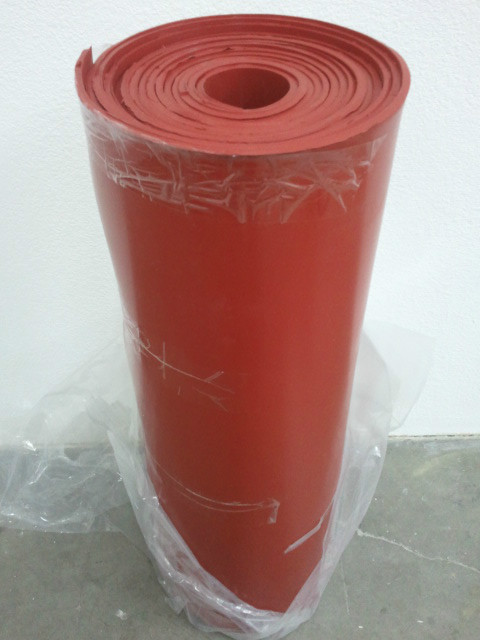 SILICONE RUBBER SHEET 1/4 THK X 6″X14″ 55 DURO +/-5 FREE SHIPPING