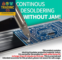 929D-V Electric Desoldering Soldering Iron Solder Sucker Desoldering Pump with S