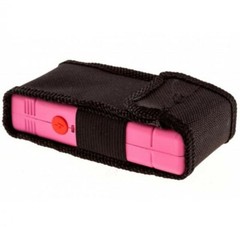 Mini Rechargeable Stun Gun 10MV w/ LED Light High Power PINK Self Defense Tool