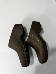 Calzuro Unisex Rubber Clogs USM 9.5-10.5 W11.5-12.5 Classic Bihos Mules Italy