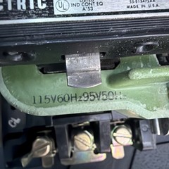 General Electric Contactor SIZE 2 CR205D0 CR205DO 3 POLE used