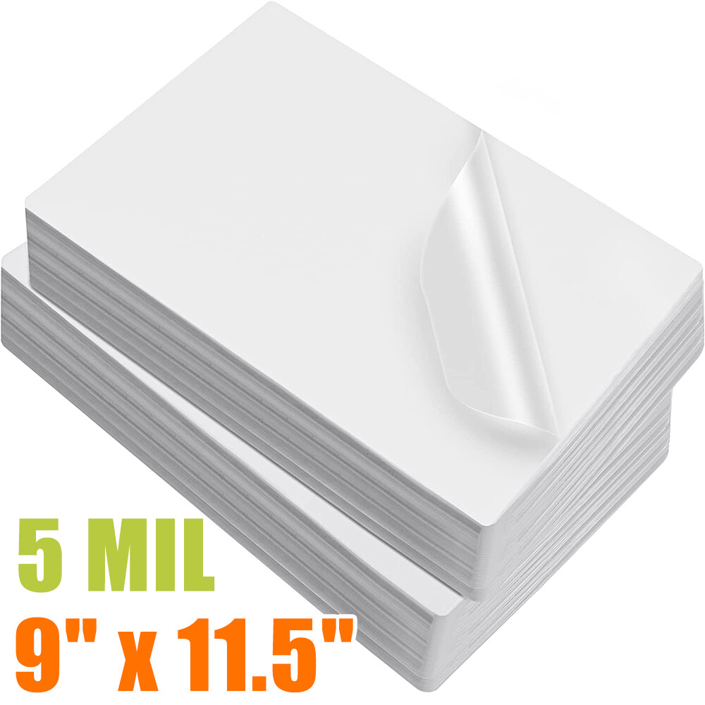 200Pack Thermal Laminating Pouches 5 Mil 9″ x 11.5″ Letter Size Laminator Sheets