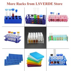 1 PCS Plastic Test Tube Rack Holder For 5ml/10ml/15ml Tubes 50 Holes 18 mm