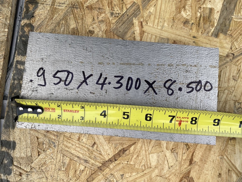 Titanium Plate 4.30” X 8.500” X .953” THK 6AL-4V Grade 5