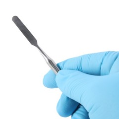 Dental Stainless Steel Mixing Spatula Mixing Stick Color Tools Non-slip Handle