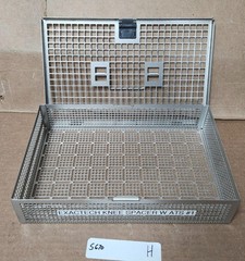 AESCULAP JG285R STAINLESS STEEL STERLIZATION INSTRUMENT TRAY ! S670 H