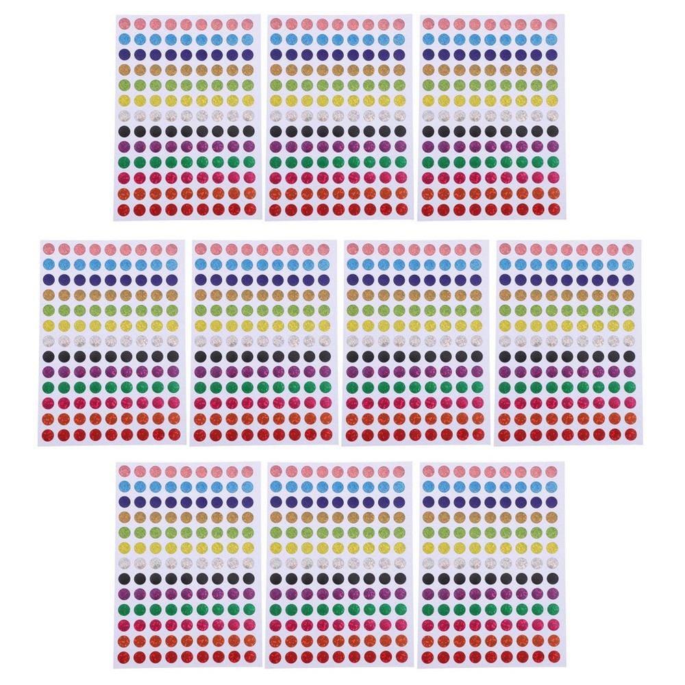 Self Adhesive Laser Color Coding Labels Assorted Shades for Home and Office Use