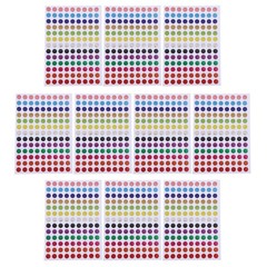 Self Adhesive Laser Color Coding Labels Assorted Shades for Home and Office Use