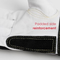 Premium Goatskin TIG Welding Gloves, True-Fit, High Dexterity, Size M/L/XL