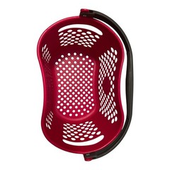 Target Full Size Basket Gray Handle Red Bullseye Logo Shopping Storage 18×11