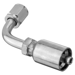 33FT 1/4″ Hydraulic Hose w/ 16 Fittings (JIC Female & NPTF Male & JIC Female 90°