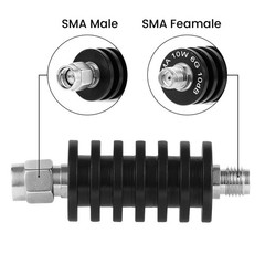BECEN 10Watt SMA 15db Attenuator,DC to 6GHz,50 Ohm