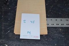 Tiger Maple Raw Wood Veneer Sheet 5 x 45 inches 1/42nd BLEMISHED 35139-62