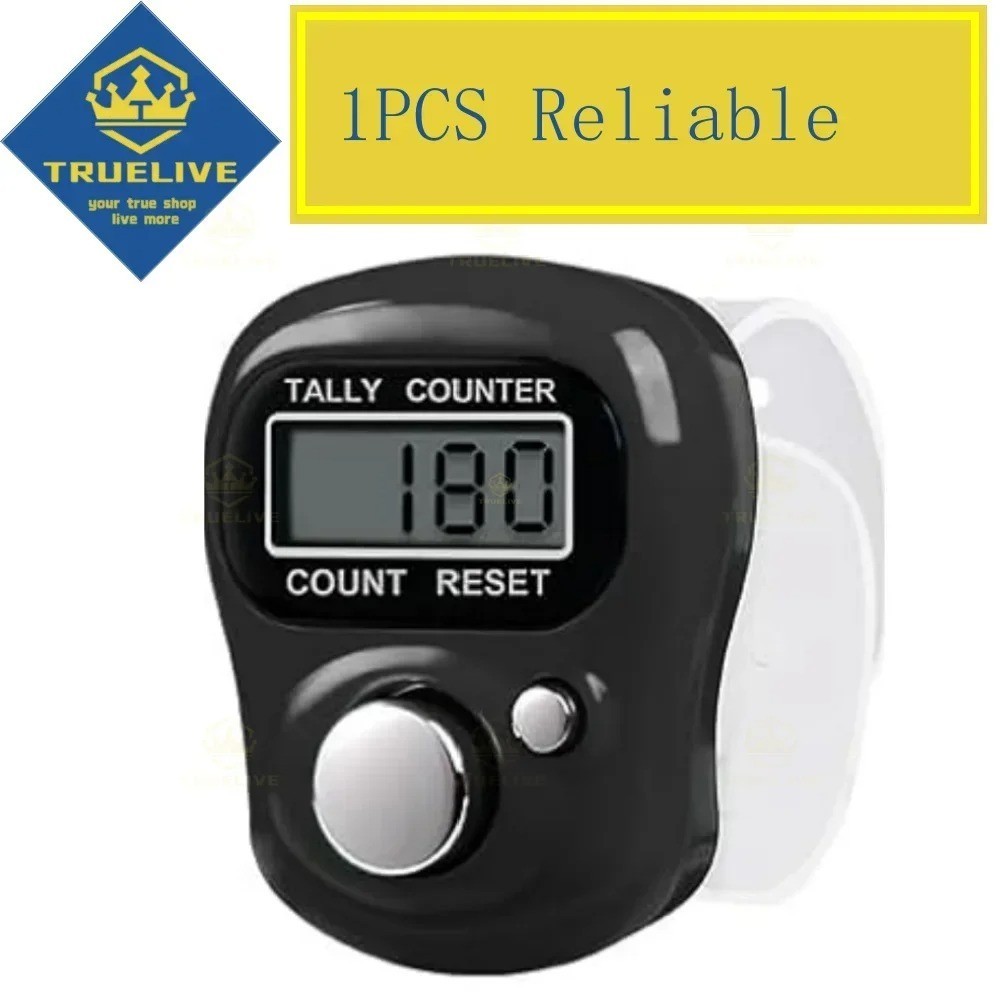 Mini Digital Finger Counter Ring Hand Tally Clicker Knitting Row Counter