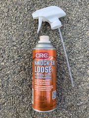 Pack of 2 CRC Knock’er Loose Penetrating Solvent with Spray Nozzle