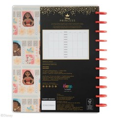 Undated Disney Moana Planner Size BIG VERTICAL LAYOUT – 12 MONTHS