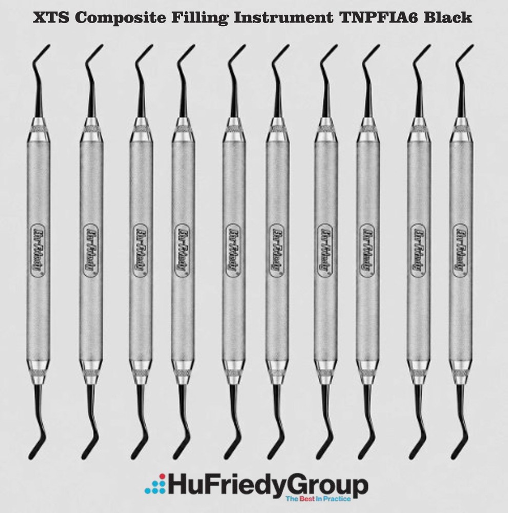 Lot of 10 Pcs Hu-Friedy XTS Composite Filling Instrument TNPFIA6 Black Tip